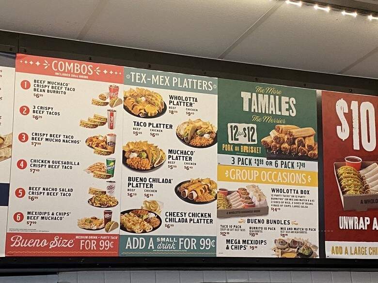 Taco Bueno - Frisco, TX menu_pic