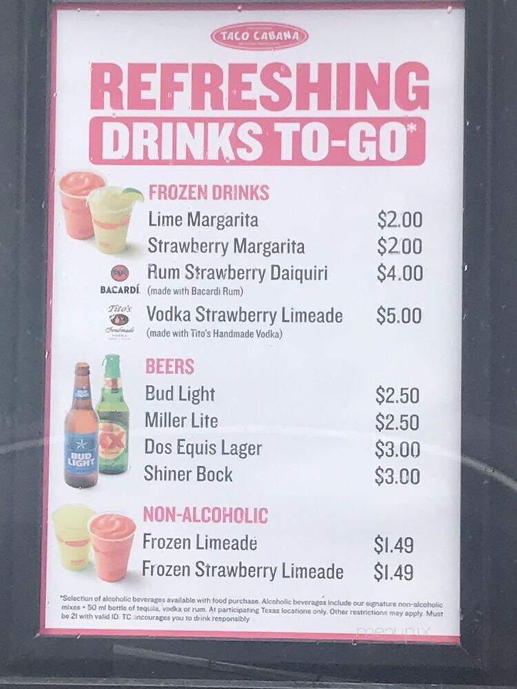 Taco Bueno - Lewisville, TX menu_pic