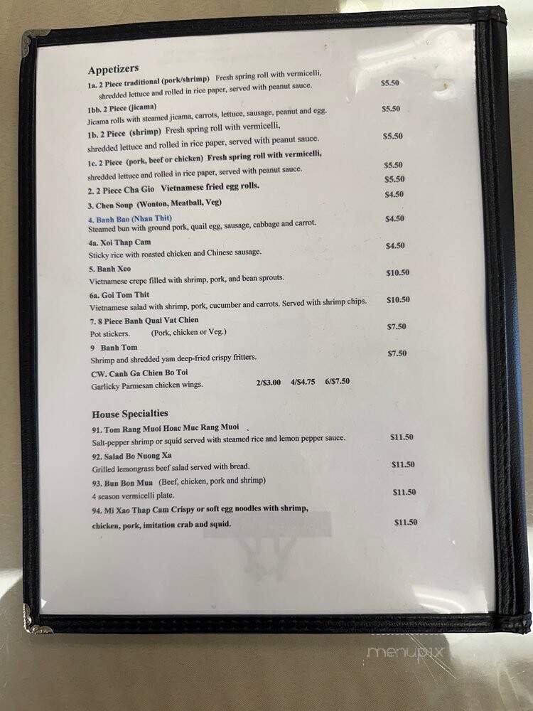 Tam Deli & Cafe - Austin, TX menu_pic
