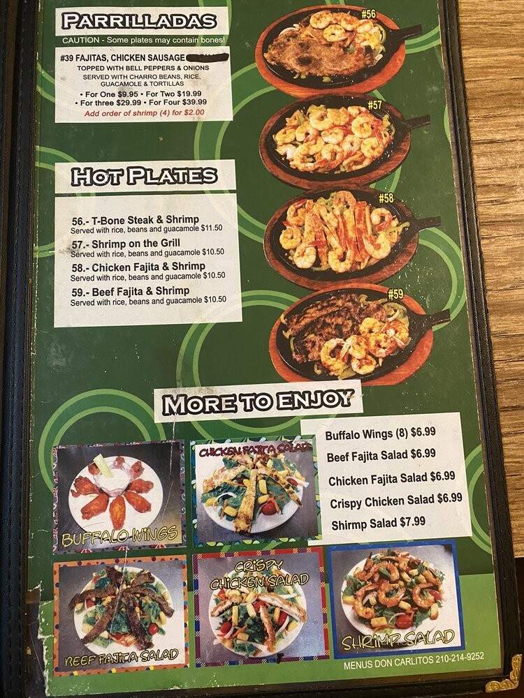 Taqueria El Mexicano - Taft, TX menu_pic