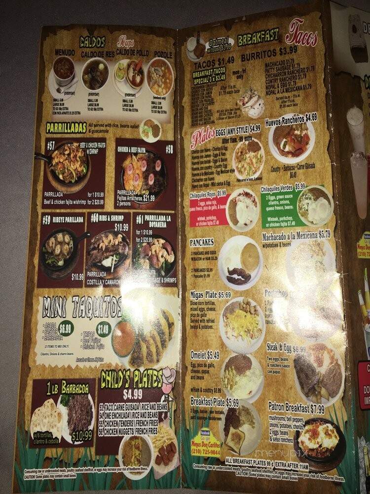 Taqueria Jalisco - San Antonio, TX menu_pic