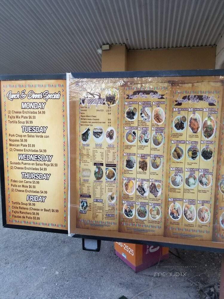 Taqueria Jalisco - San Antonio, TX menu_pic