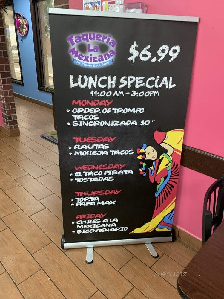 Taqueria La Mexicana - Harlingen, TX menu_pic