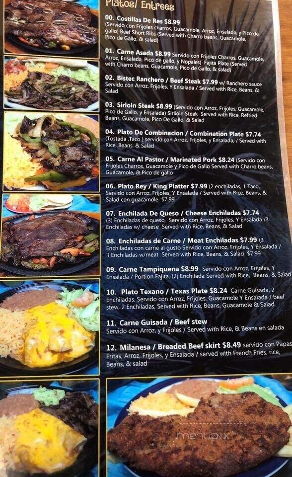Taqueria Mi Hacienda - Pasadena, TX menu_pic