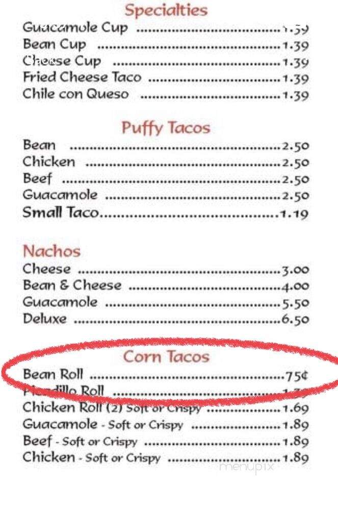 Teka Molino - San Antonio, TX menu_pic