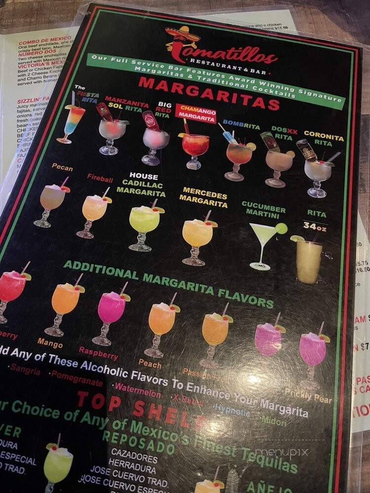 Tomatillos Mexican Restaurant - San Antonio, TX menu_pic