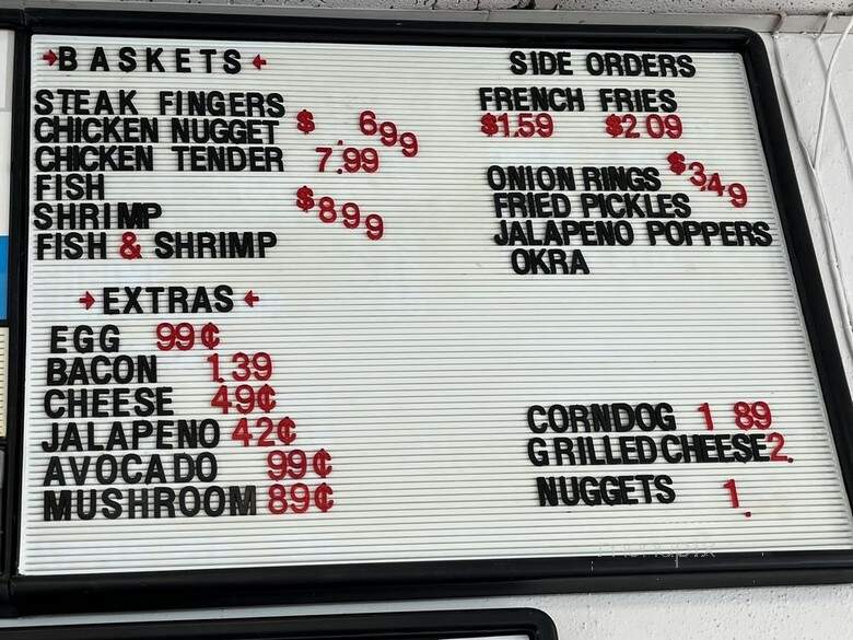 Tom's Burgers & More - Elmendorf, TX menu_pic