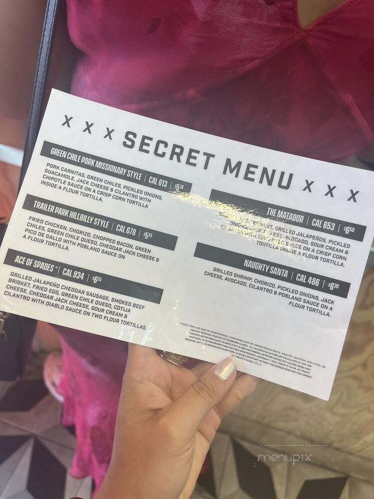 Torchy's Taco's - Austin, TX menu_pic