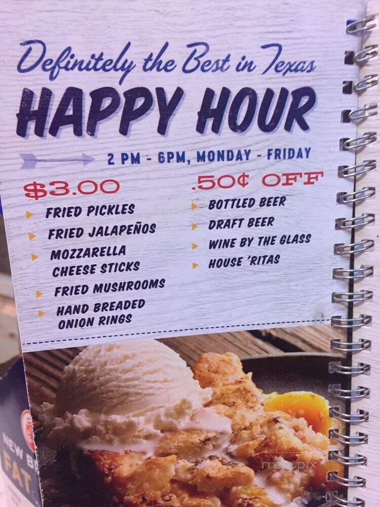 Willie's Grill & Icehouse - Conroe, TX menu_pic