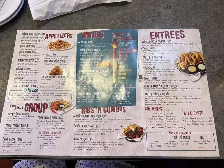 Wings N' More - College Station, TX menu_pic