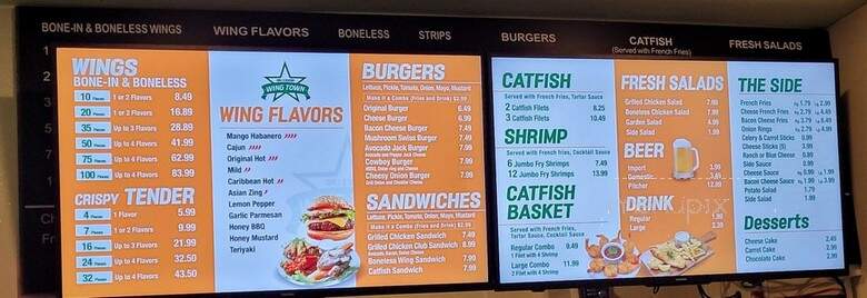 Wingstreet - Carrollton, TX menu_pic
