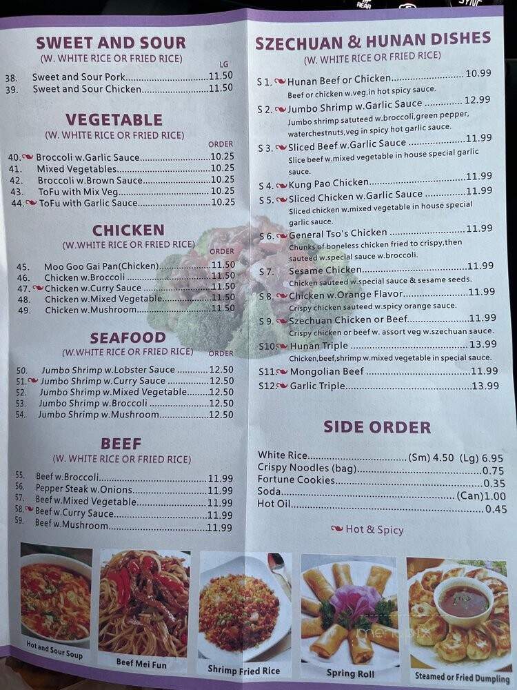 Xins Garden Chinese Restaurant - Desoto, TX menu_pic