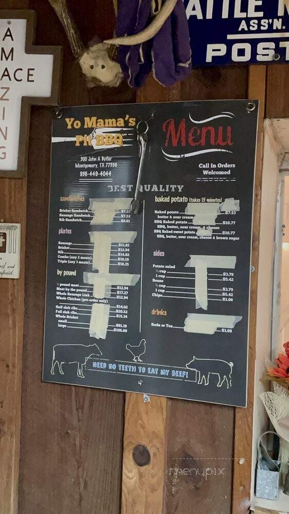 Yo Mama's Pit Bar-B-Que - Montgomery, TX
