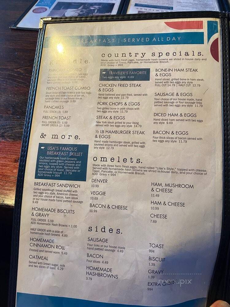 Lisa's Country Kitchen - Nephi, UT menu_pic
