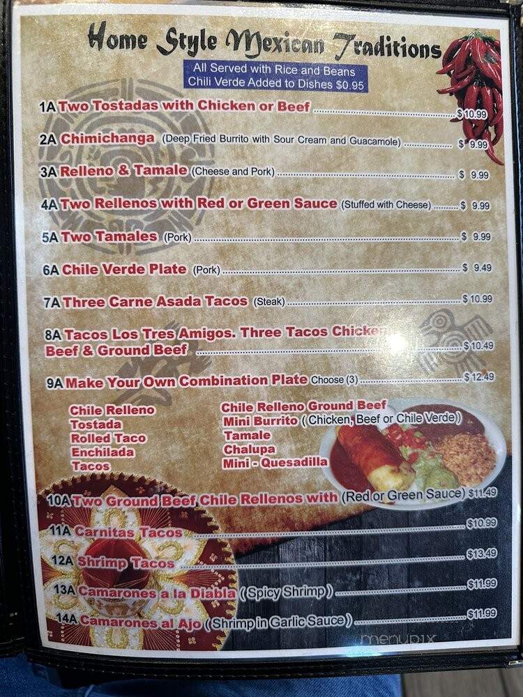 Patricia's Restaurant - Ogden, UT menu_pic
