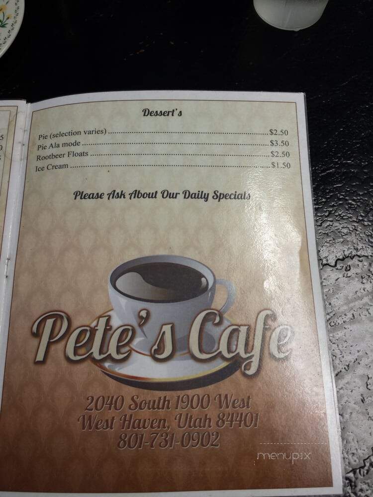 Pete's Cafe - Ogden, UT