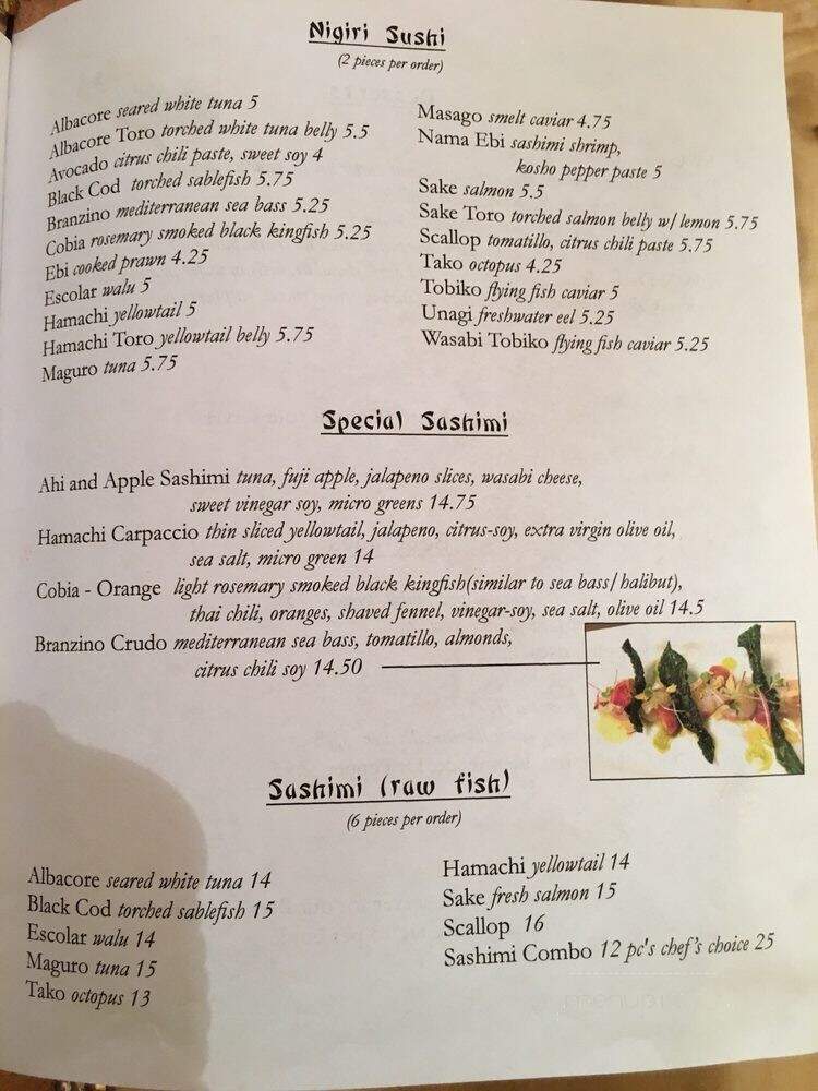Tona - Ogden, UT menu_pic