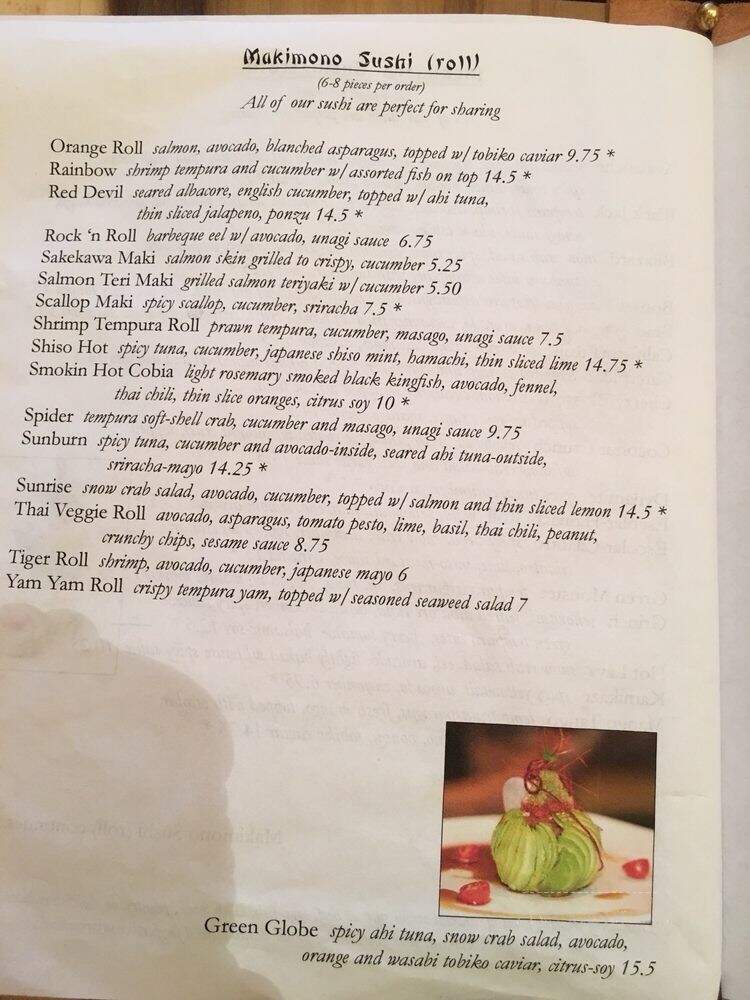 Tona - Ogden, UT menu_pic