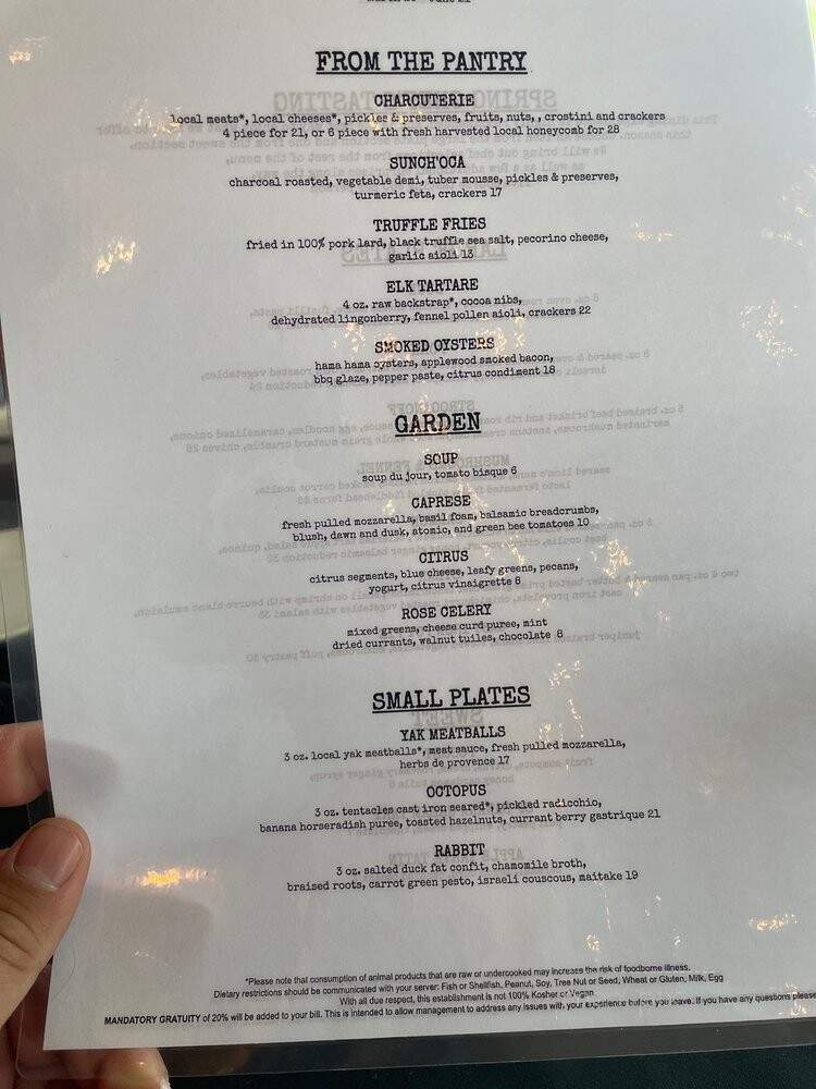 Jasoh New American Cuisine - Ogden, UT menu_pic