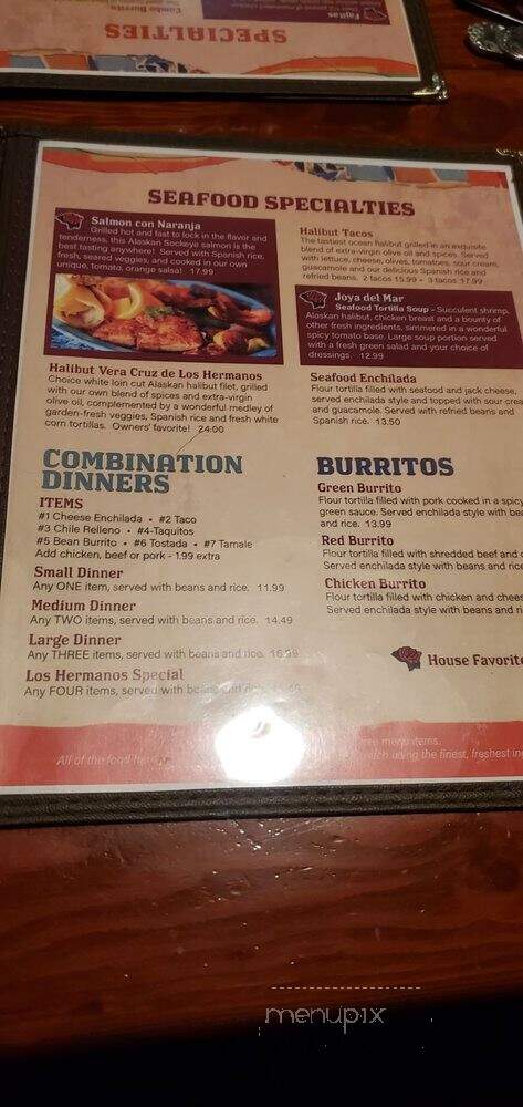 Los Hermanos Mexican Restaurant - Lindon, UT menu_pic