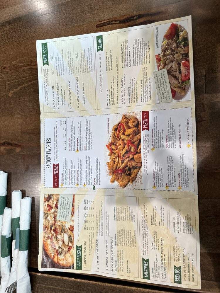 Pizza Factory - Lindon, UT menu_pic