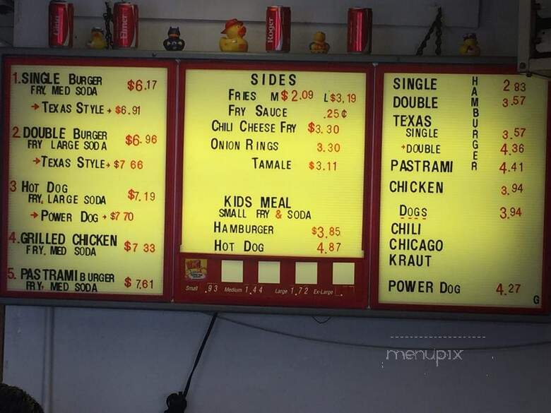 Tommy's Burgers - Provo, UT menu_pic