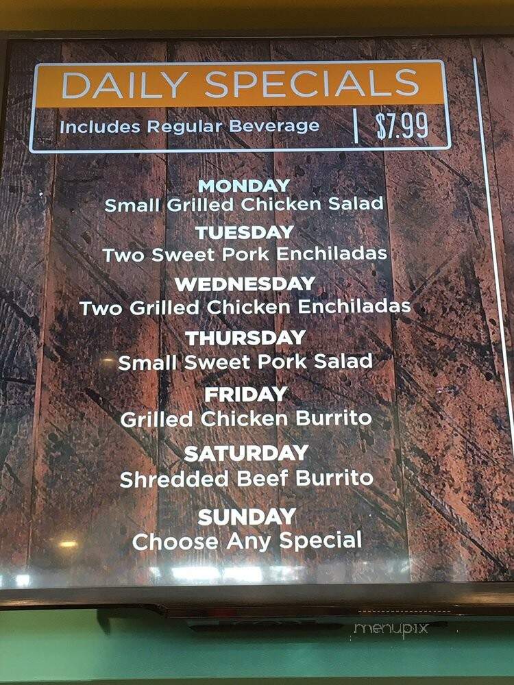 Costa Vida - Layton, UT menu_pic