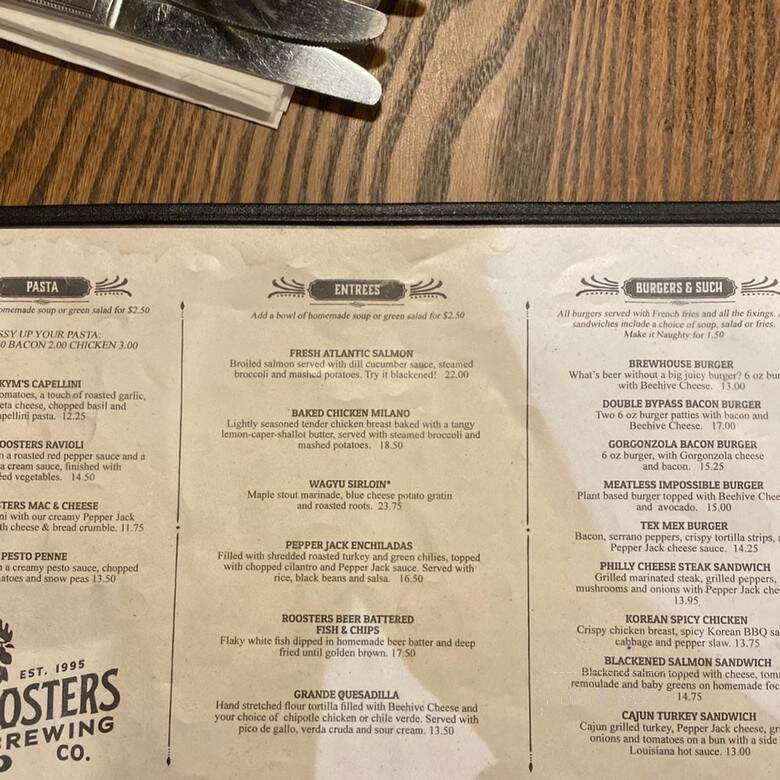 Roosters Brewing Co & Restaurant - Layton, UT