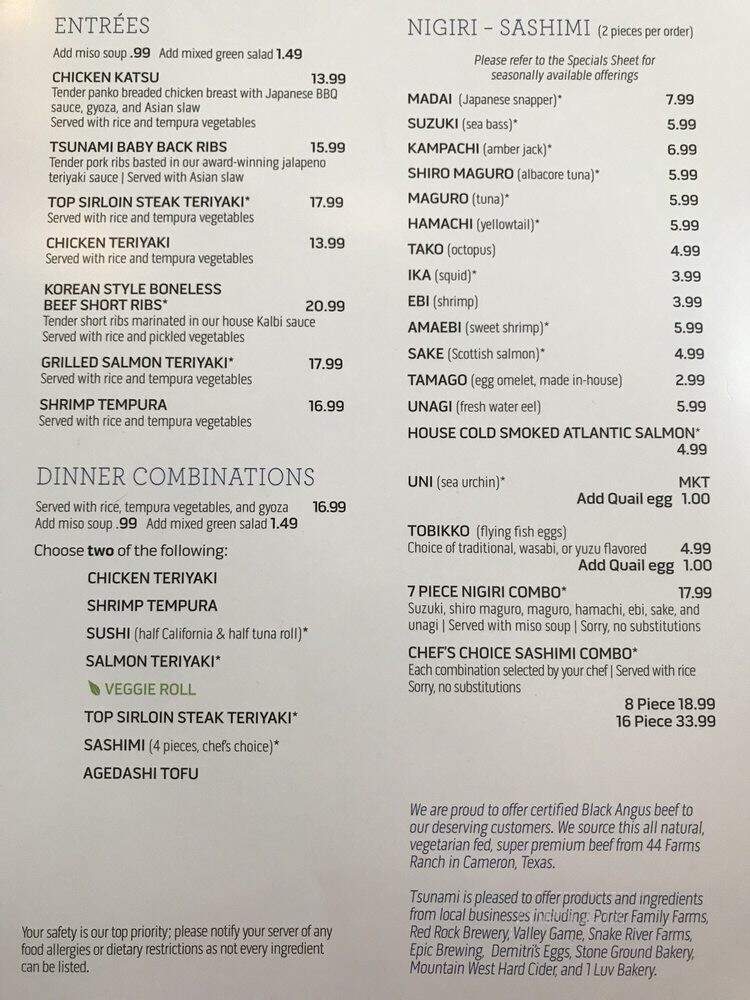 Tsunami Union Heights - Midvale, UT menu_pic