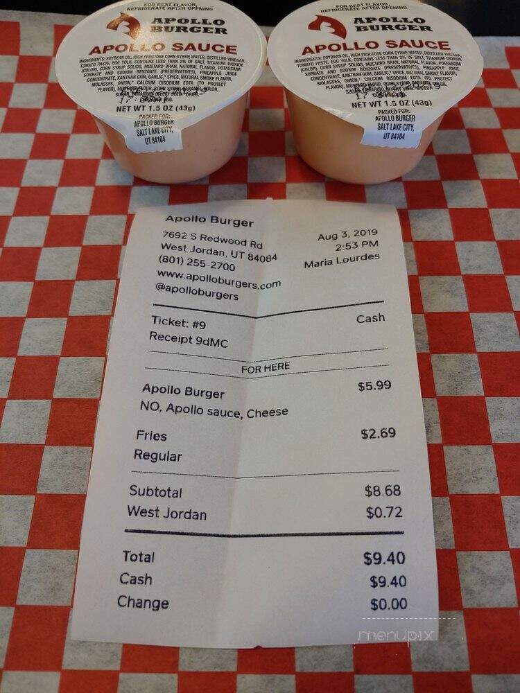 Apollo Burgers - West Jordan, UT menu_pic