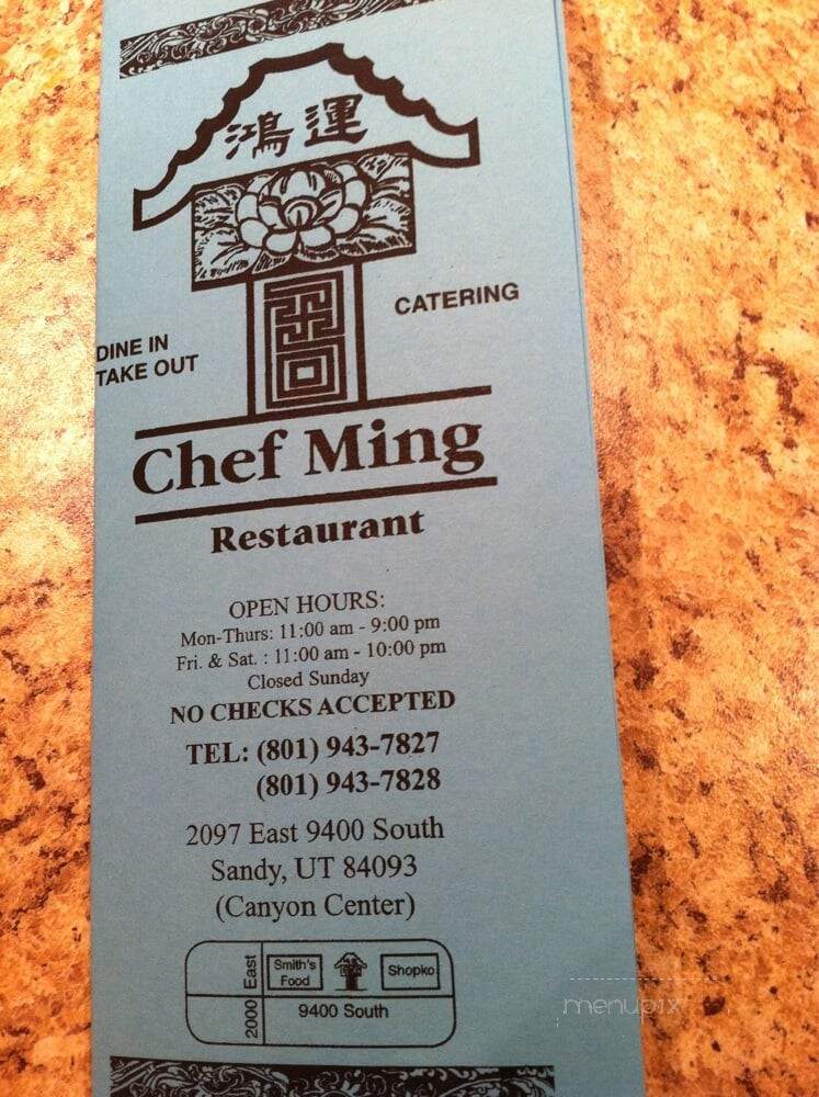 Chef Ming - Sandy, UT