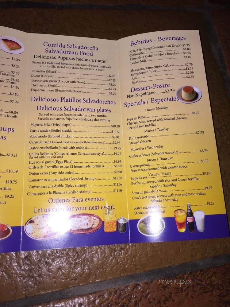 El Viroleno Restaurant - Salt Lake City, UT menu_pic
