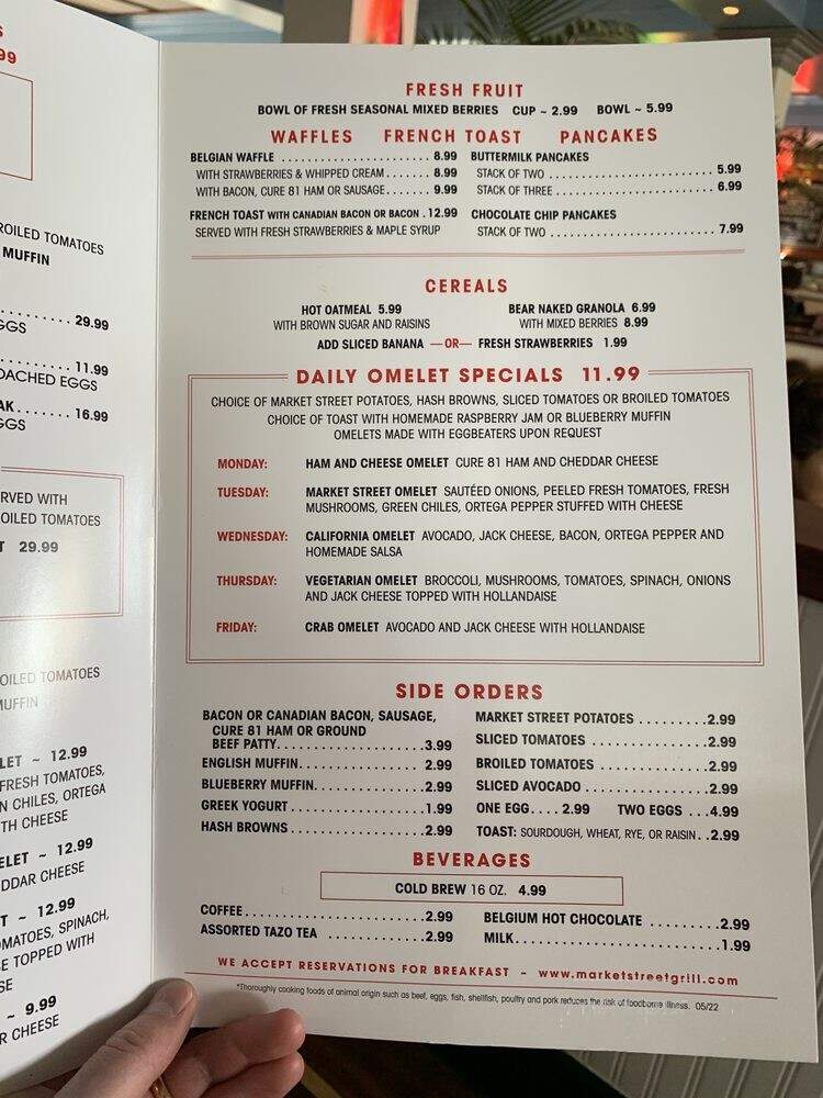 Market Street Grill Downtown - Salt Lake City, UT menu_pic