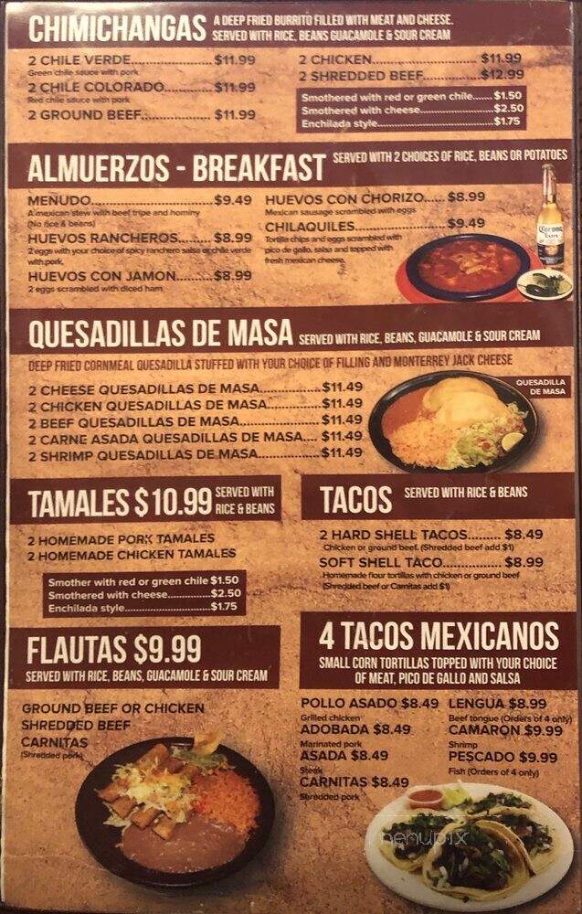 La Hacienda - Salt Lake City, UT menu_pic