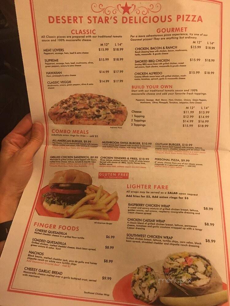 Desert Star Theatre - Murray, UT menu_pic