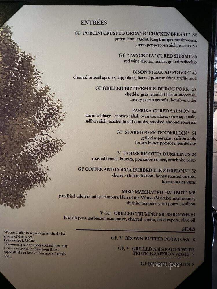Log Haven - Salt Lake City, UT menu_pic