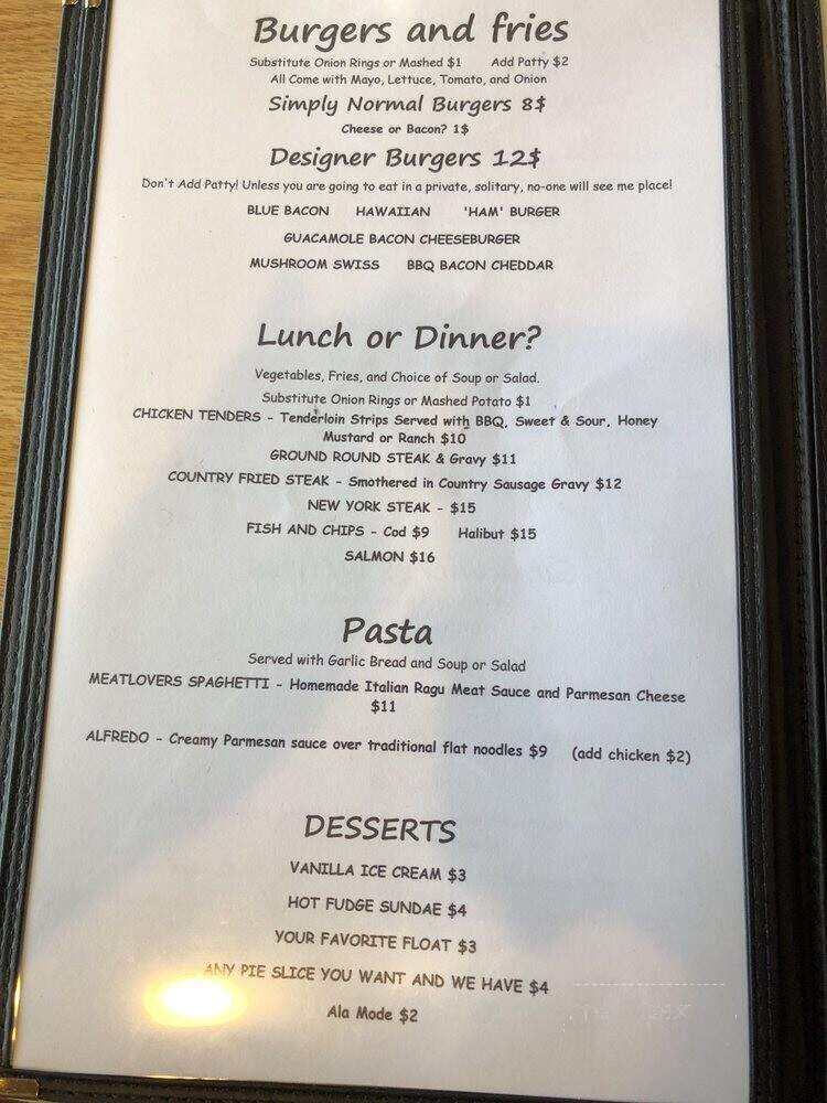 Amber Restaurant - Salt Lake City, UT menu_pic