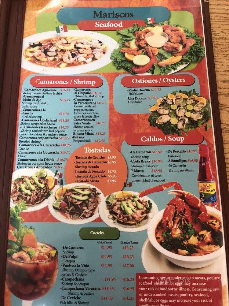 La Macarena - Salt Lake City, UT menu_pic