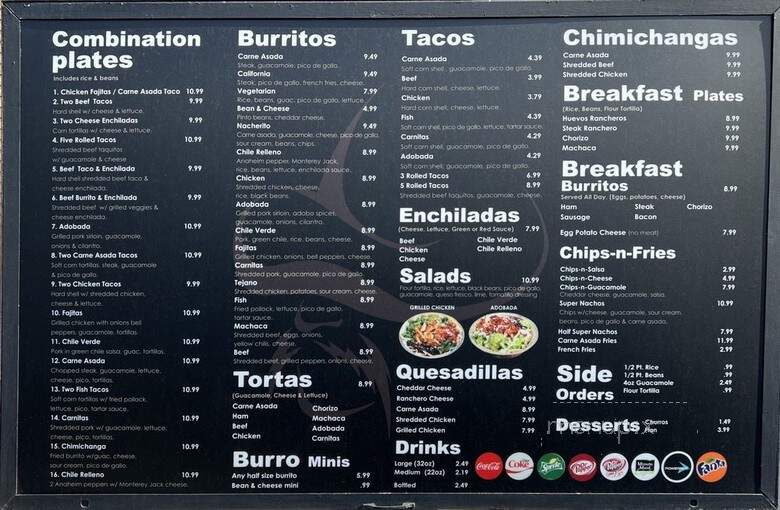 Alberto's Mexican Food - Salt Lake City, UT menu_pic