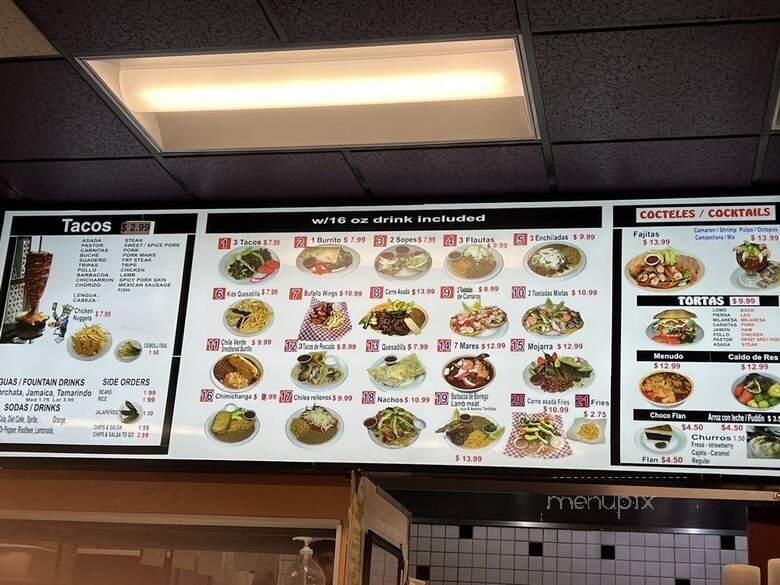 Taqueria Elrey - Salt Lake City, UT menu_pic