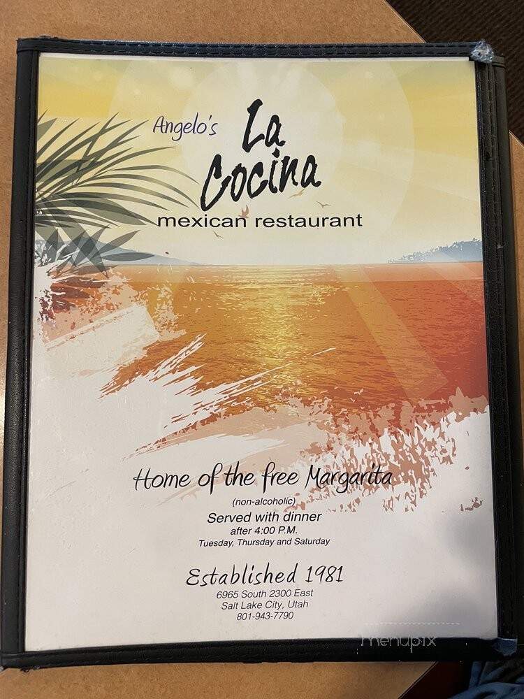 La Cocina Restaurant - Salt Lake City, UT menu_pic
