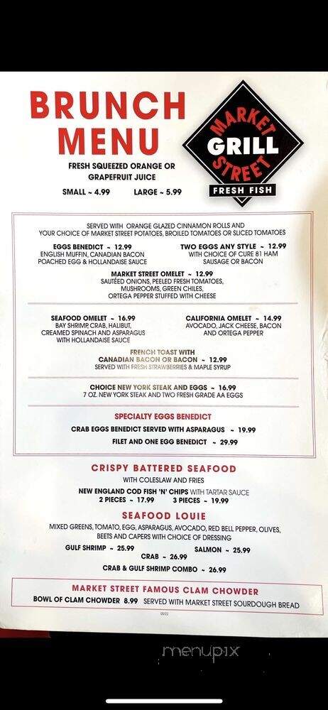 Market Street Oyster Bar - Salt Lake City, UT menu_pic