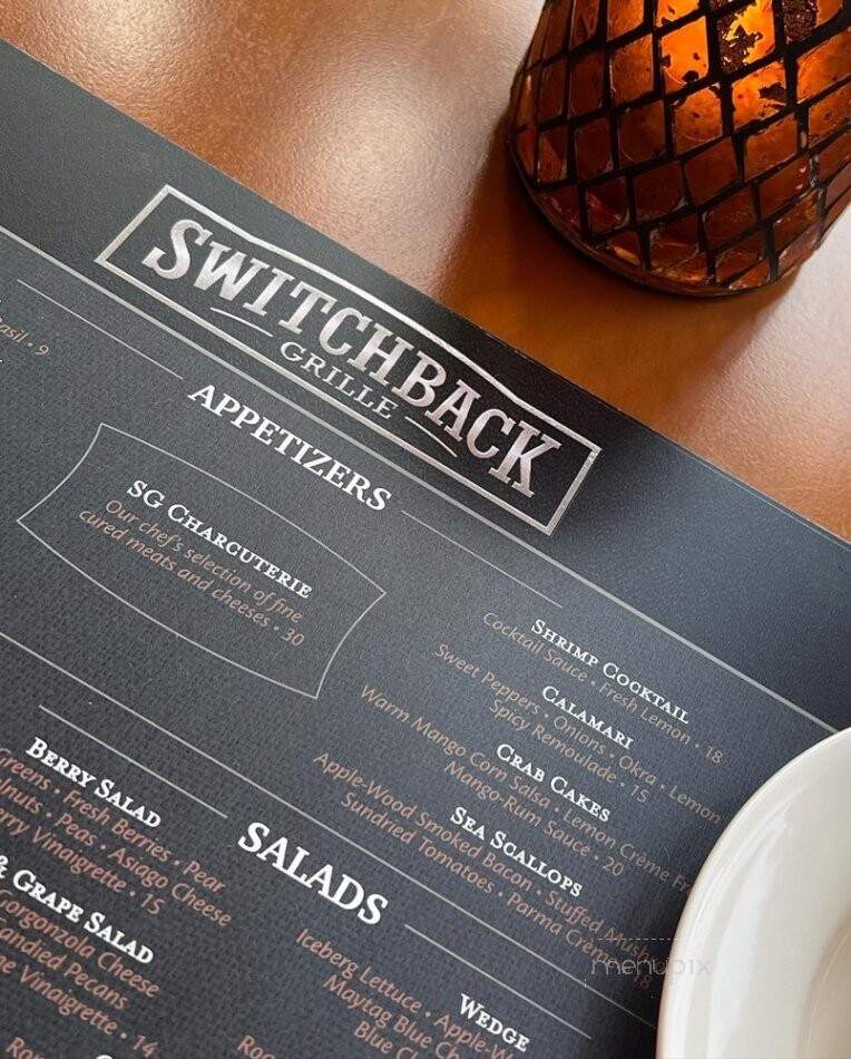 Switchback Grille & Trading Co - Springdale, UT menu_pic
