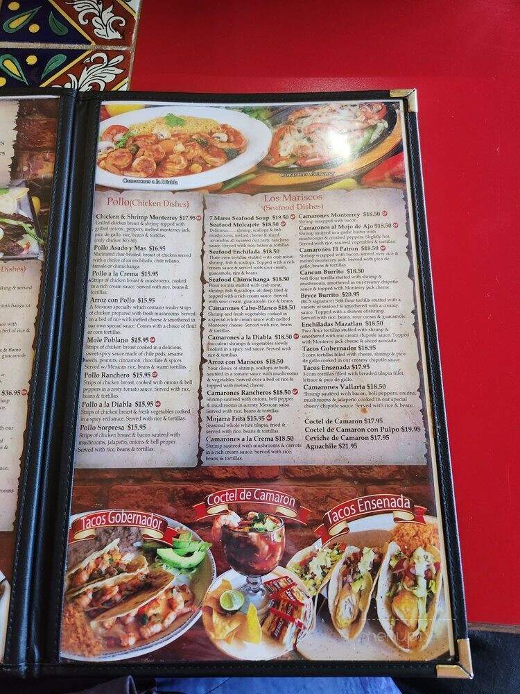 Don Pedro Family Mexican Rest - St George, UT menu_pic