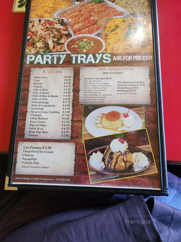 Don Pedro Family Mexican Rest - St George, UT menu_pic
