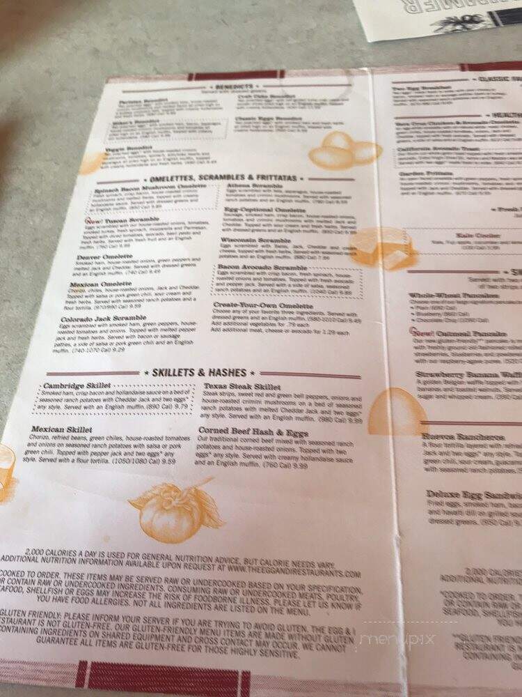 Egg & I - St George, UT menu_pic