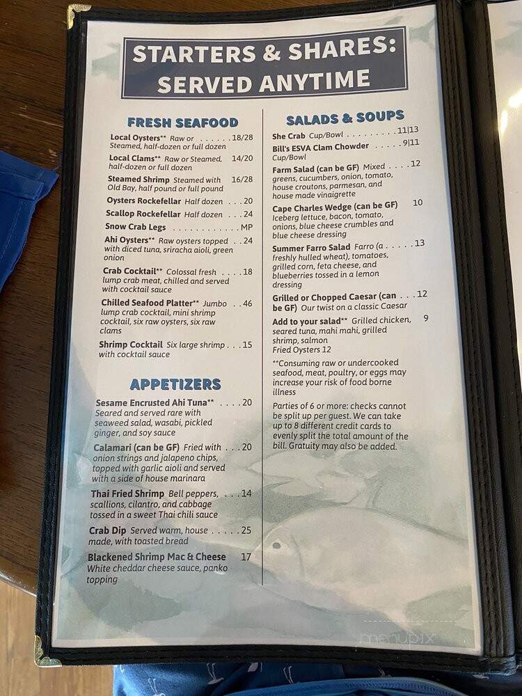 Aqua Restaurant - Cape Charles, VA