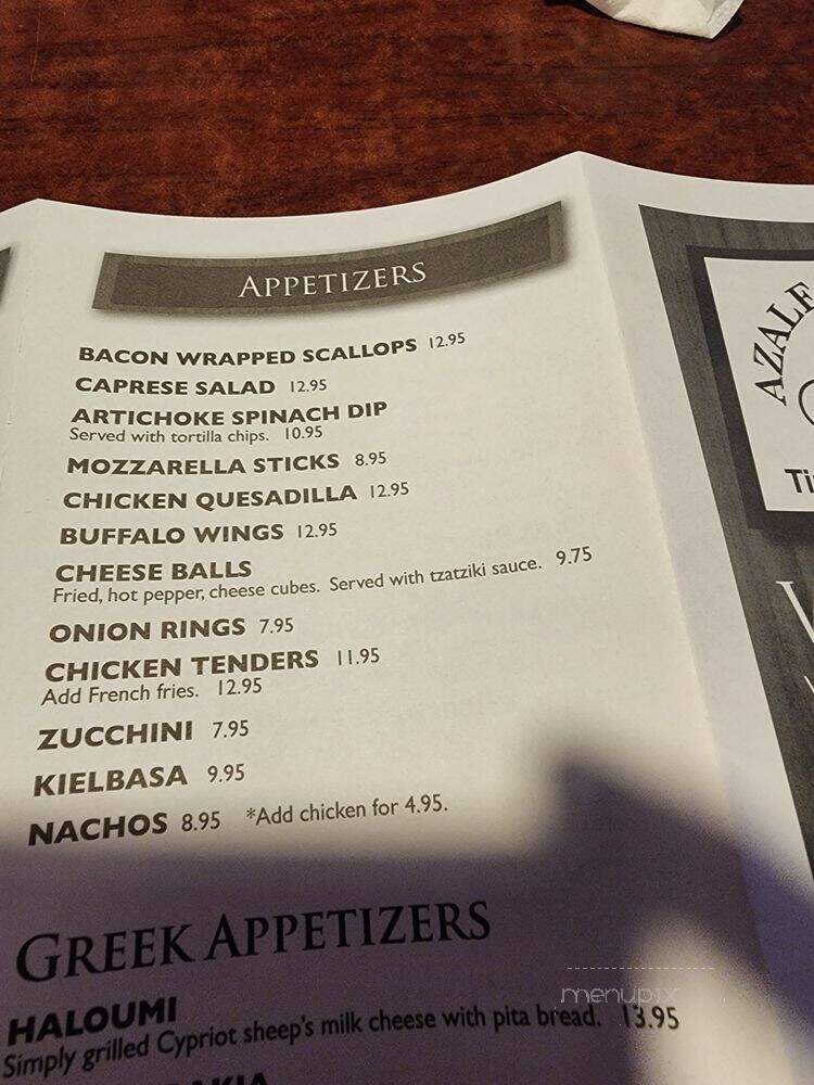 Azalea Inn Restaurant - Norfolk, VA menu_pic