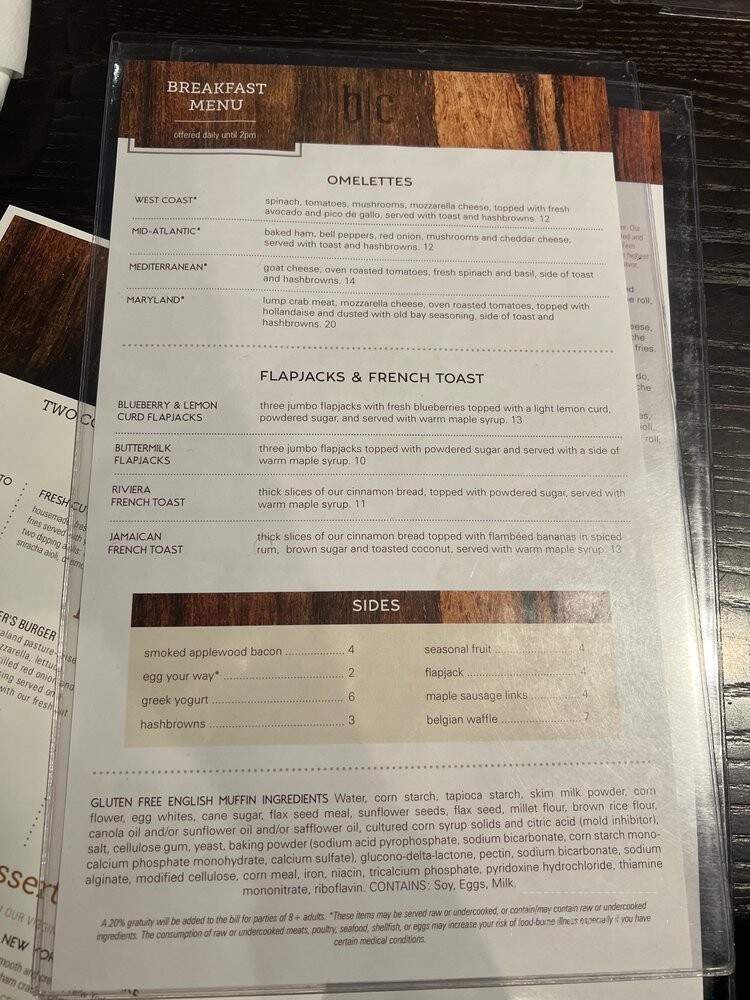 Baker's Crust Bread Market - Virginia Beach, VA menu_pic