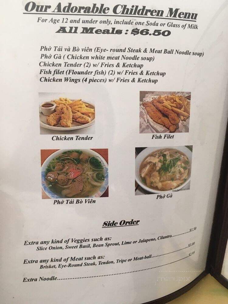Bamboo Hut Chinese Restaurant - Newport News, VA menu_pic